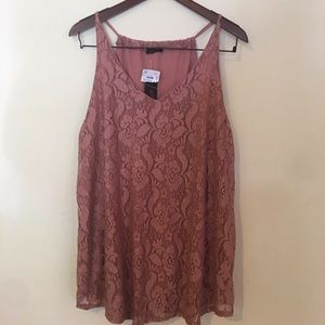 First love lace v neck tank from ROSS